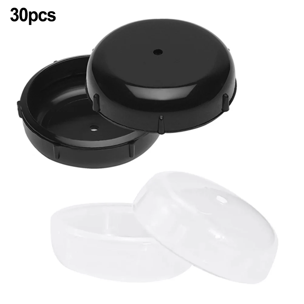 30Pack Furniture Feet Lid Round Plastic Outdoor Wrought Iron Patio Furniture Garden Wrought Iron Table Chair Foot Pads