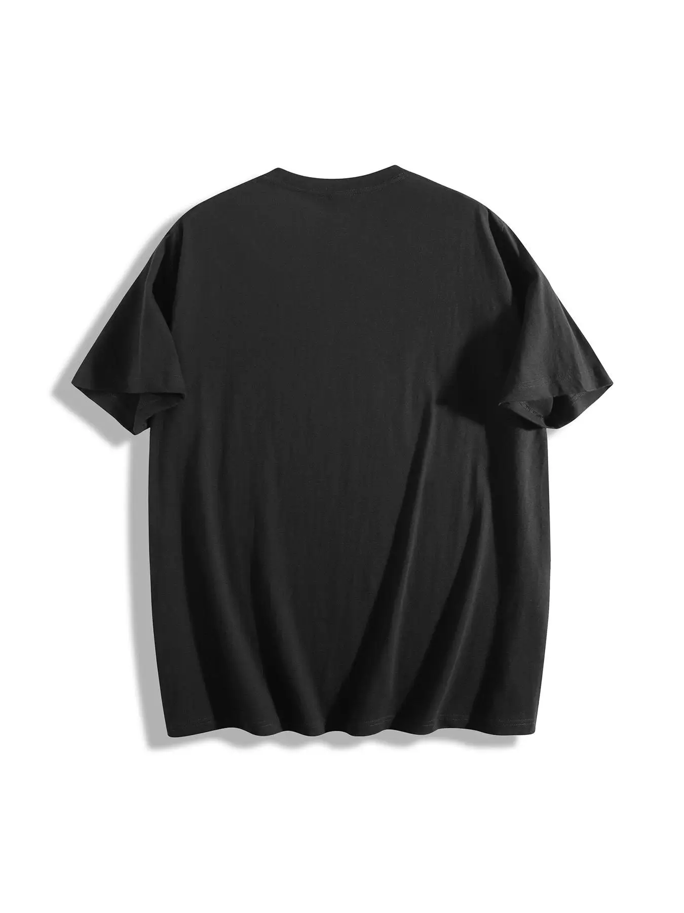 Men's Plus Size T-shirt, 100% Cotton, 180G, 4XL 5XL Large Size, Suitable for All Seasons, Casual Loose Version Men's T-shirt, Fresh Pattern Printing, Suitable for All Seasons,