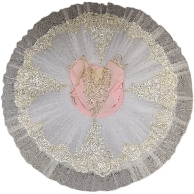 Professional Ballet Tutu Girls Platter Pancake Tutu Ballerina Party Dress Adult Women Child Kids Ballet Dance Costume