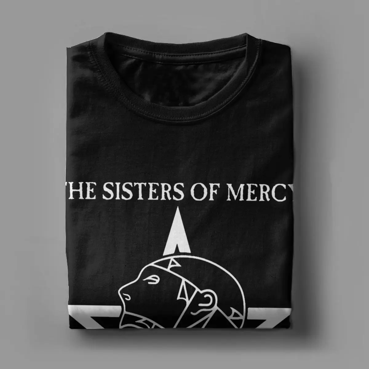 1984 The Sisters Of Mercy T Shirt Men\'s Cotton Vintage T-Shirt Round Neck Tees Short Sleeve Clothing New Arrival