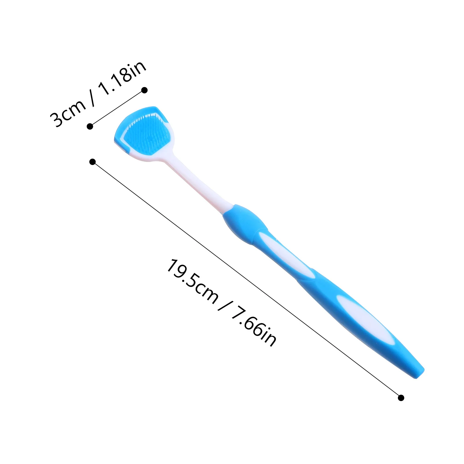 Grattoir à langue réutilisable, 2 pièces, nettoyant Durable, matériau plastique Nano, élimine efficacement la mauvaise haleine, grattoir à langue