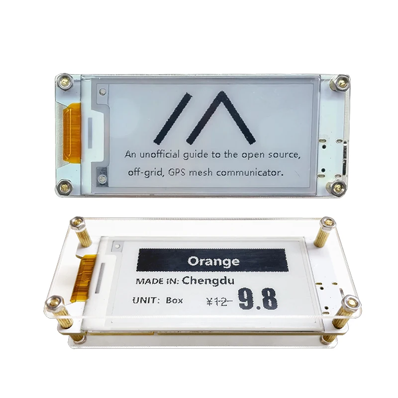 

Meshtastic ESP32 Wireless Paper Eink Display Smart Price Tag Electronic Shelf Label via Bluebooth SX1262 LoRa and WiFi