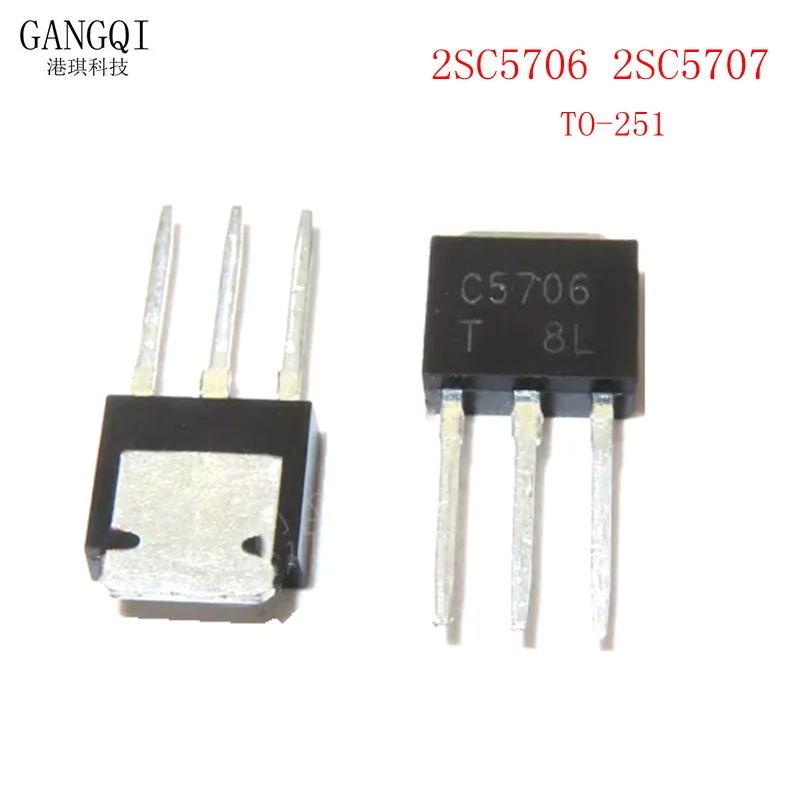 10PCS 2SC5706 2SC5707 TO-251 TO251 C5706 C5707 Transistor In Stock