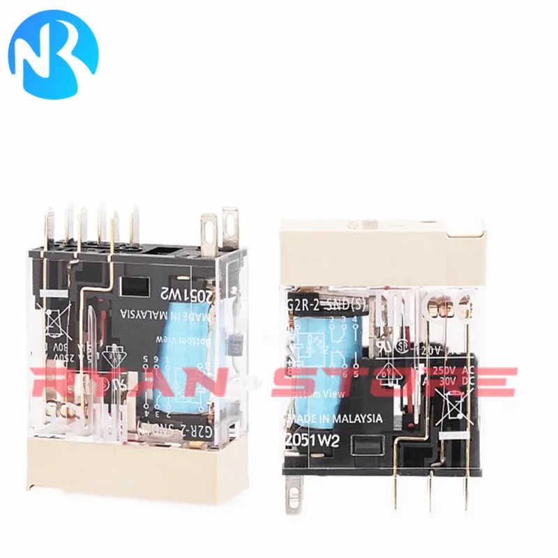 5Pcs 100%New Original Relay G2R 2 SNI G2R-1-SNDI(S) 24V G2R-1-SND(S) SN(S)  G2R-2-SND(S) SN(S) DC24V AC220V AC110V 5A 10A 5/8Pin