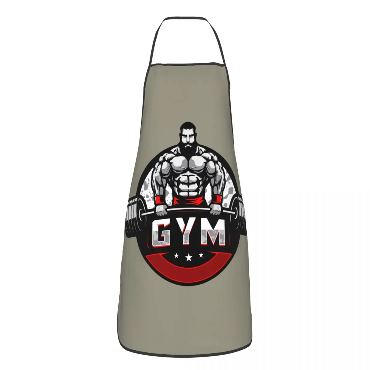 Custom Unisex Bodybuilding Gym Kitchen Chef Cooking Baking Apron Men Women Fitness Muscle Tablier Cuisine for Painting