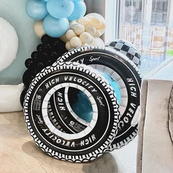 1/2Pcs Large Tyre Balloons PVC 78cm Racing Car Tyres Wheel Helium Balloons for Race Car Birthday Baby Shower Party Decor Supply