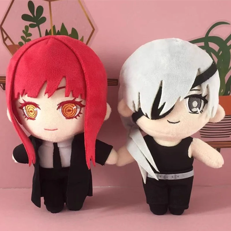 Anime Makima Plush Doll Toy Angel Devil Power Higashiyama Kobeni Hayakawa Aki Mitaka Asa Reze Denji Soft Stuffed Fans Girls Gift