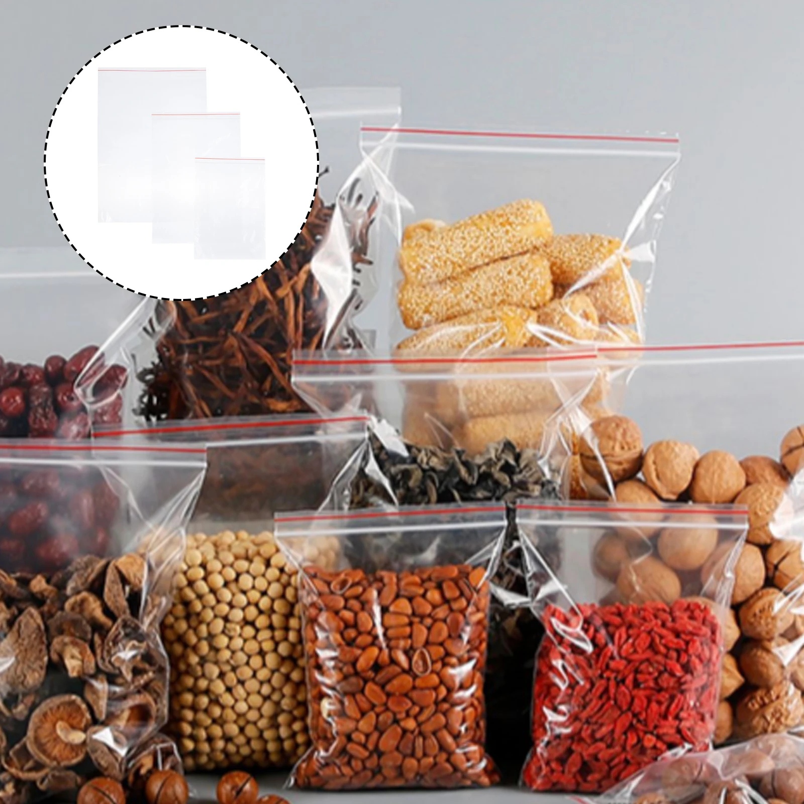

300Pcs Clear Plastic Self-Sealing Card Sleeves Durable Card Holders for Photos Business Cards Scrapbook Organizer