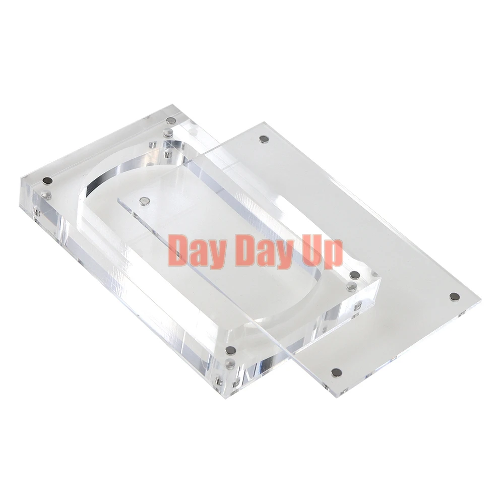 3 قطعة ل PSP GO واضح شفاف تخزين صندوق أكريليك مغناطيسي ل PSPGO لعبة وحدة التحكم غطاء شل صندوق عرض موقف