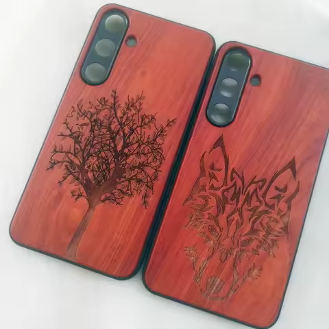 Natural Real Wood Cover Case For Samsung Galaxy S24 Ultra S23 S21 Note 20 Ultra S20 FE S10 Plus Case Cover Phone Shell Funda