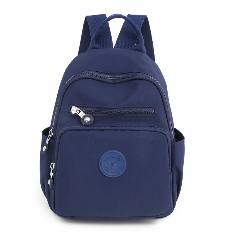 Oxford Cloth Backpack Simple Portable Rucksack Ladies Bag Light Casual Nylon Cloth Backpack Multicolor School Bag Travel Bag