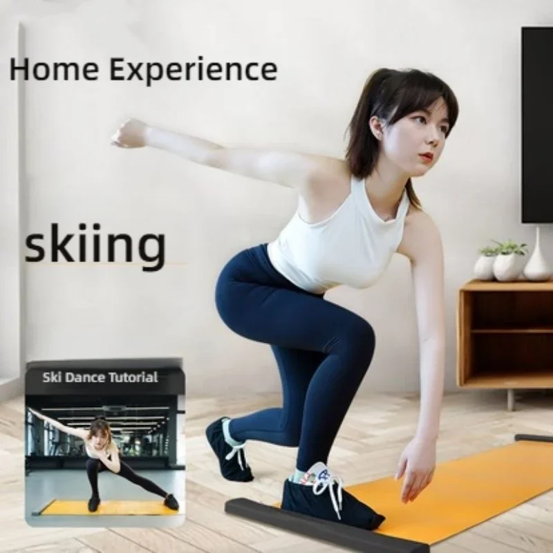 Fitness Skating Training Board Adult Sliding Mat Home - Use Speed Skiing Training Mat Leg - Training Magic Tool Yoga Mat