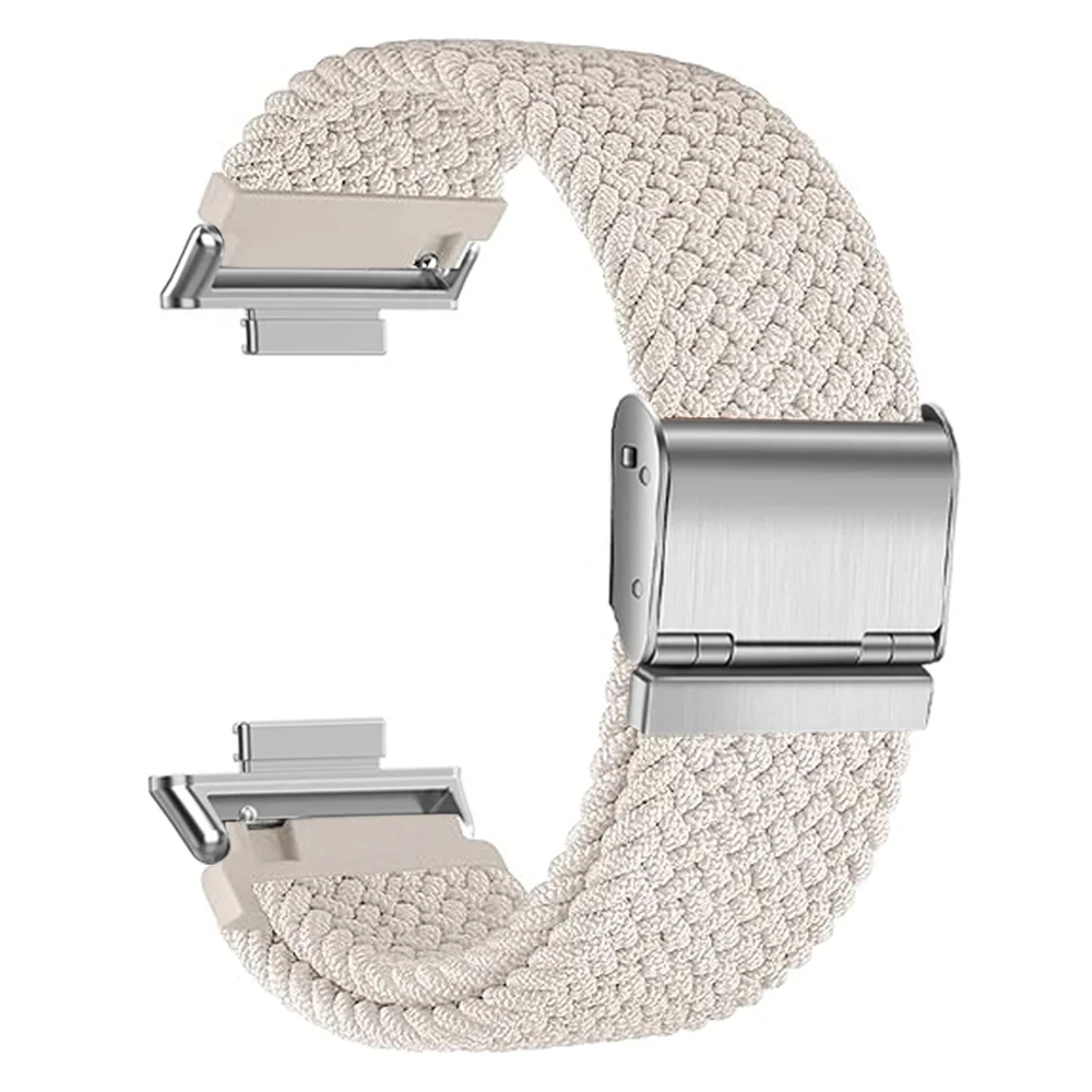 سوار نايلون مرن مضفر لساعة HUOHE ، حزام بديل للمعصم ، إكسسوارات حزام ، مناسب لساعة HUOHE Fits 3 ، سوار