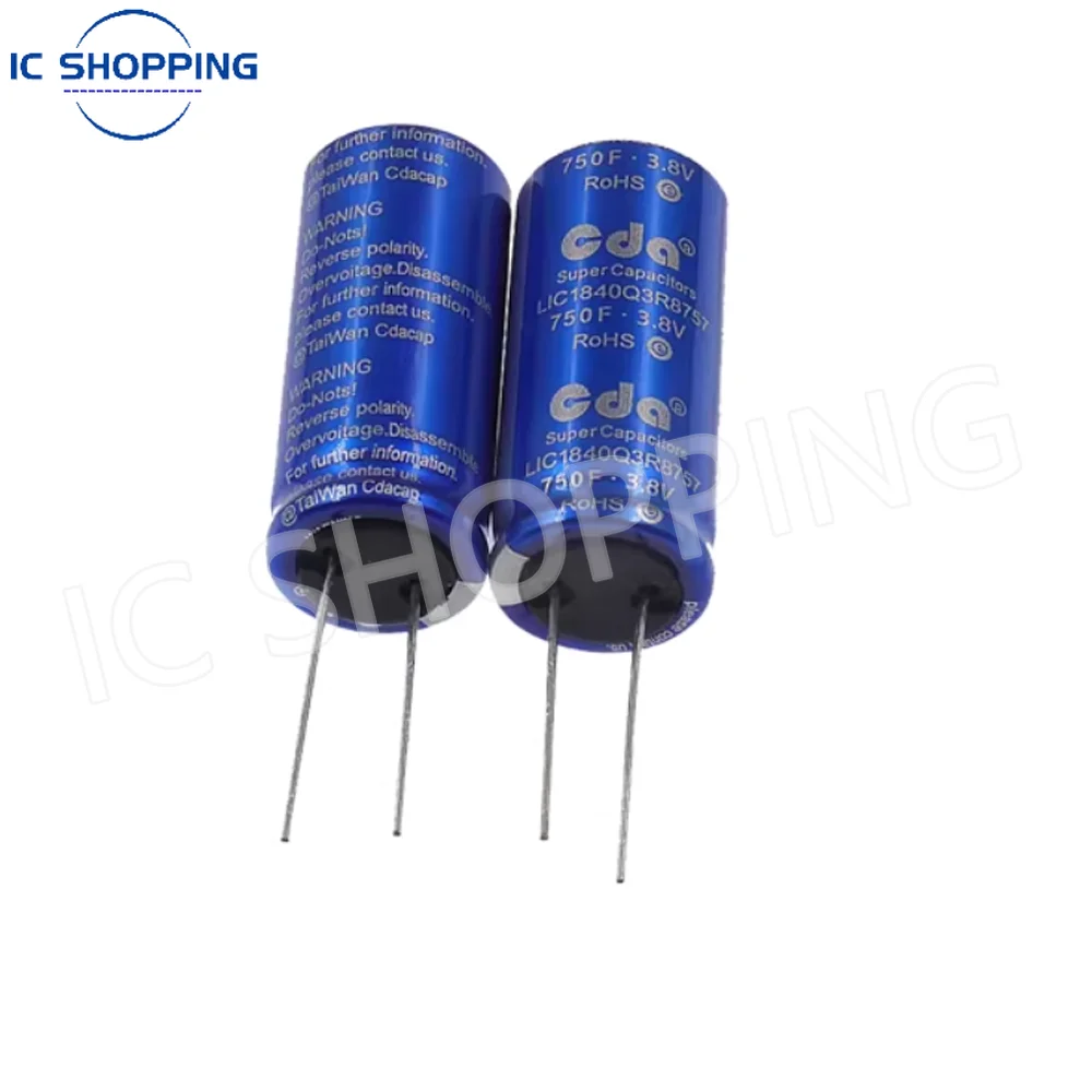 2PCS Super Capacitor Farad capacitor 3.8V 10F 20F 40F 70F 80F 100F 120F 250F 270F 500F 750F