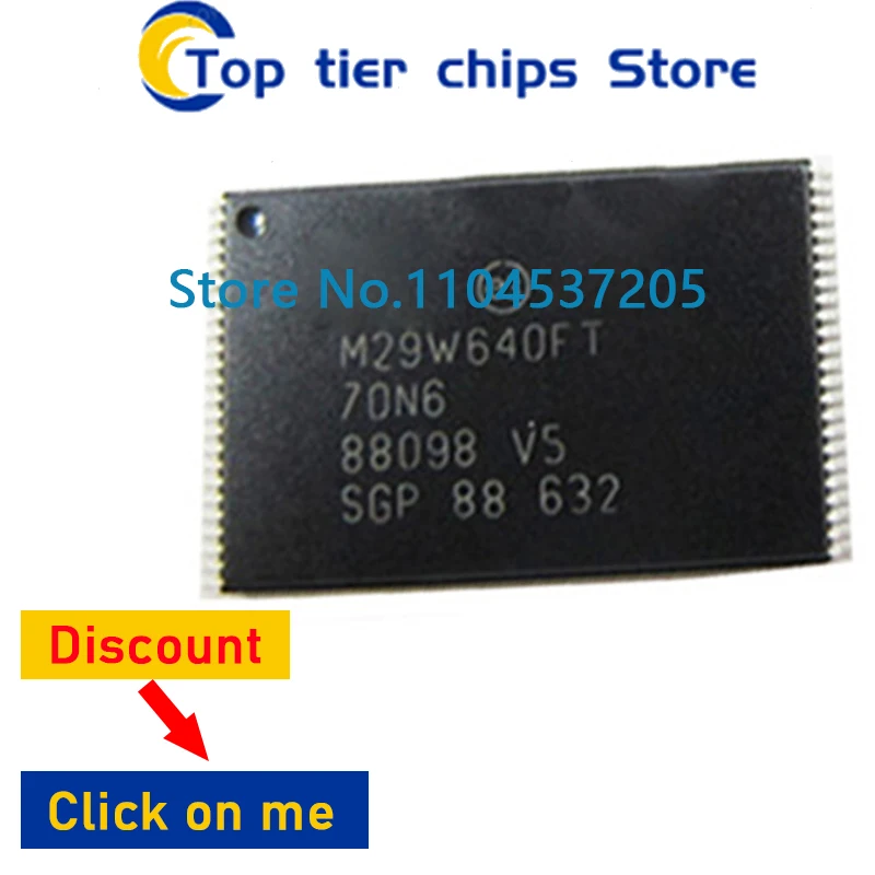 

10шт M29W640FT-70N6 M29W640FT M29W640FT70N6 M29W640 TSOP48