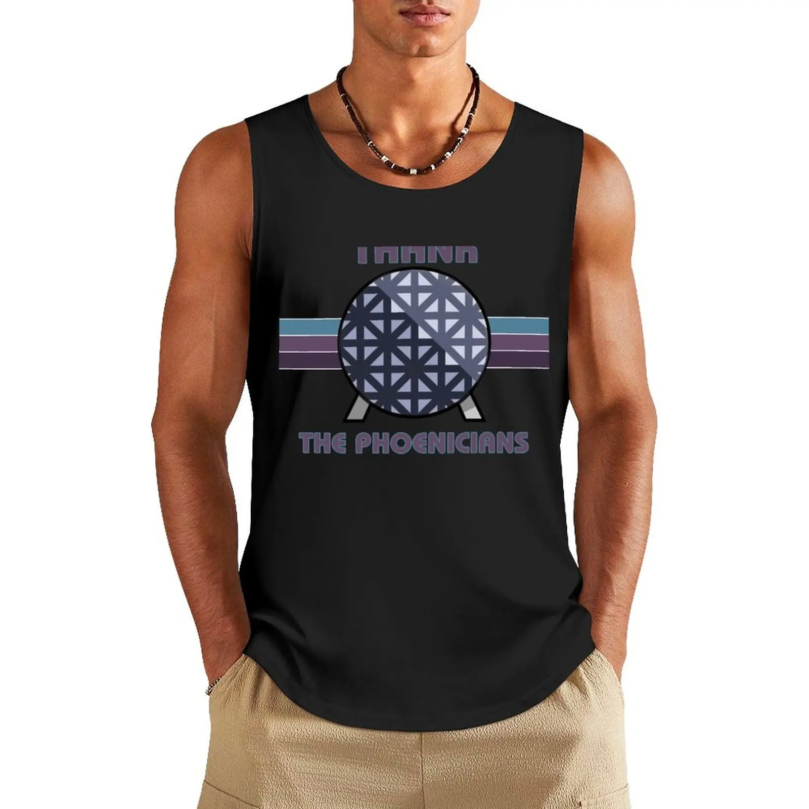 

Thank the Phoenicians Tank Top sleeveless man shirts sleeveless vest men sports suits summer clothes man 2024