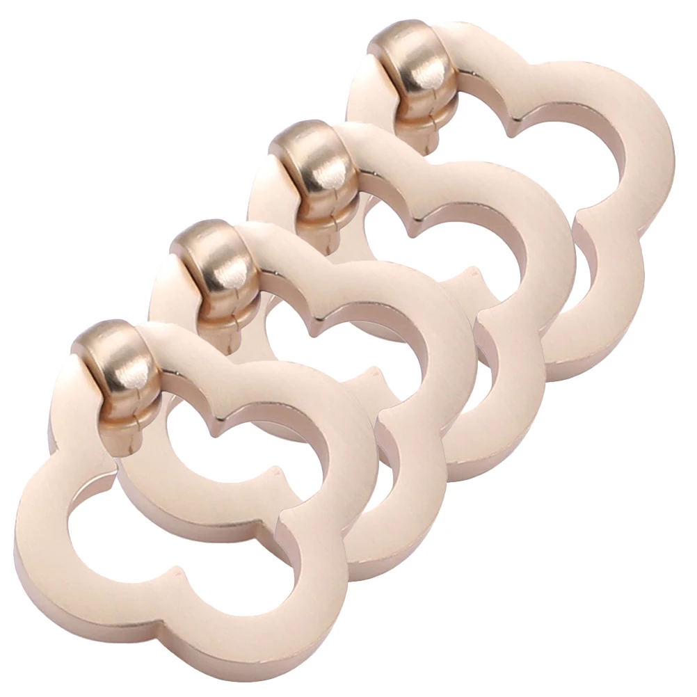 

4Pcs Gold Drawer H les Zinc Alloy Metal Furniture Pulls Durable Cabinet Hardware Wardrobe Door Knobs Replacement