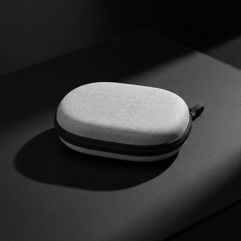 Étui de rangement rigide portable, résistant aux chocs et aux rayures, housse de protection pour casque audio supra-auriculaire.