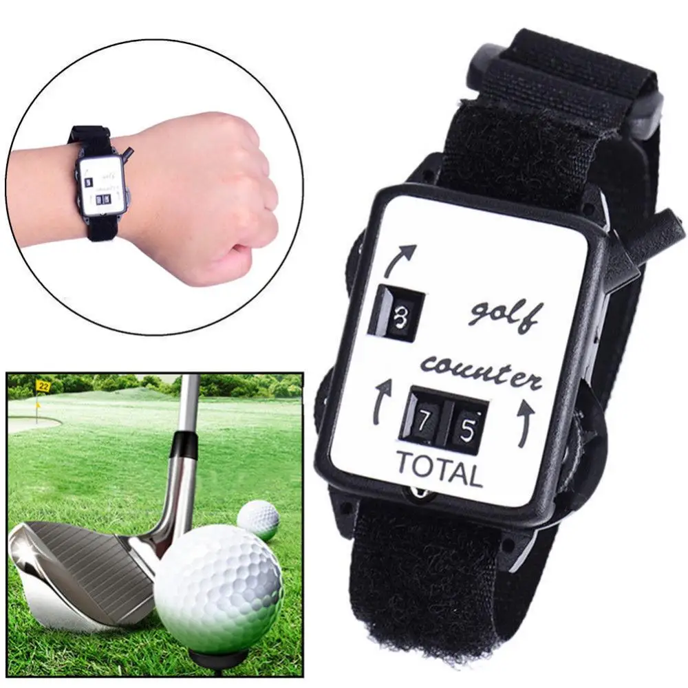 Score Counter Portable Mini Wristband Golf Stroke Keeper Watch Putt Shot Scorer