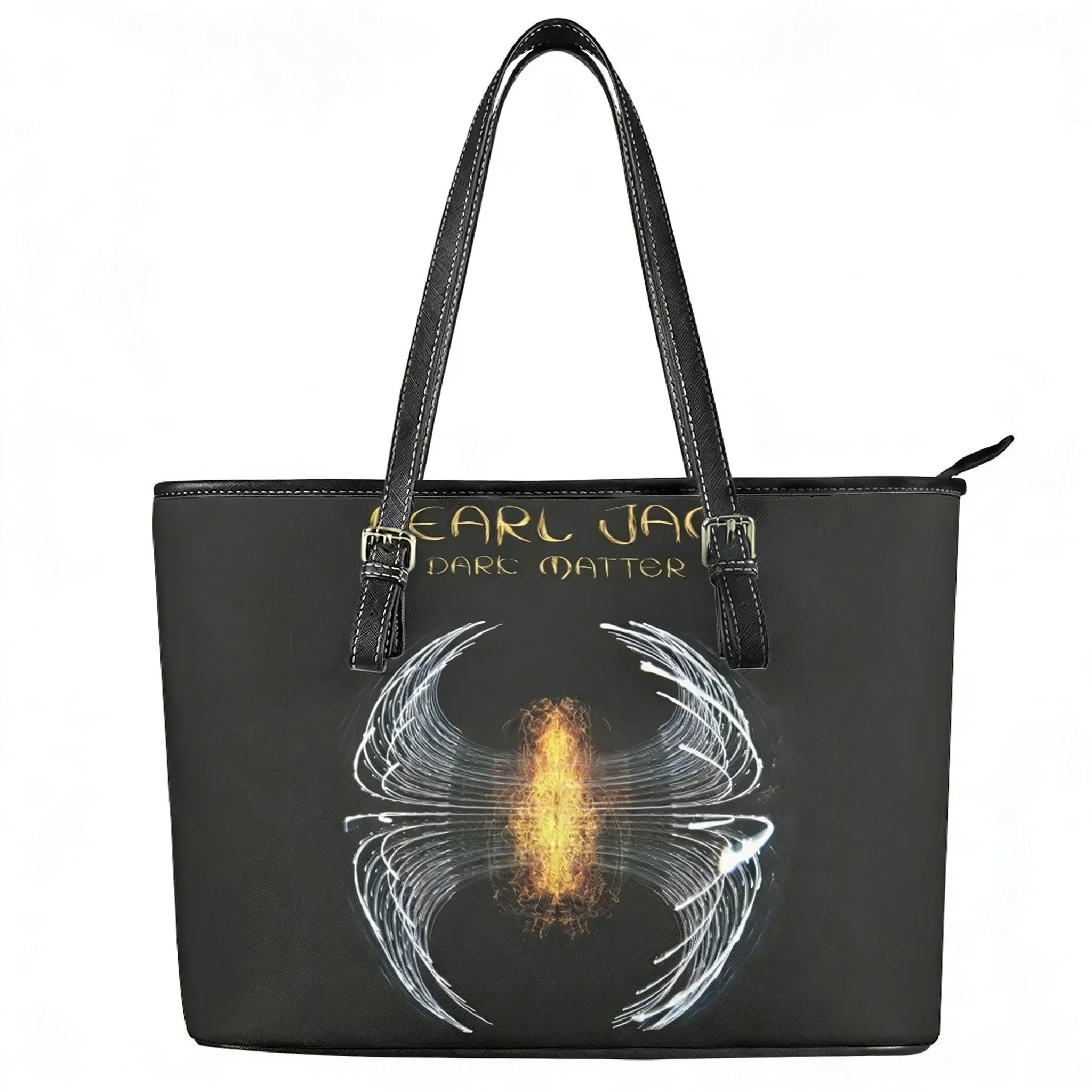 

Сумка-тоут Rock Band Pearl Jam Even Flow на заказ, персонализированная, для женщин и мужчин, кожаная, деловая, дорожная, на плечо