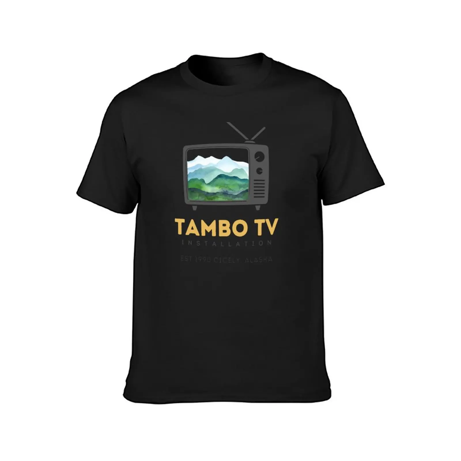 Northern Exposure Tambo TV Installation Shelly Tambo Cicely Alaska Moose T-Shirt blacks shirts graphic tees plain t shirts men