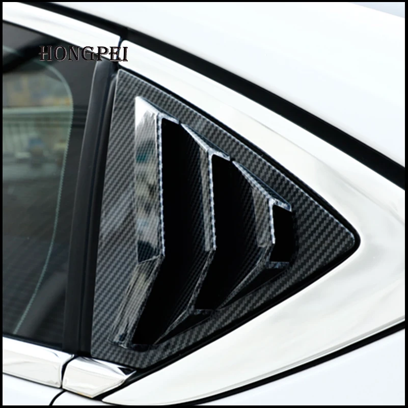 

For Buick Regal Opel Insignia B 2017-2022 Sedan Rear Window Blind shades Louver Sill Molding Cover Sticker Trim Car Styling