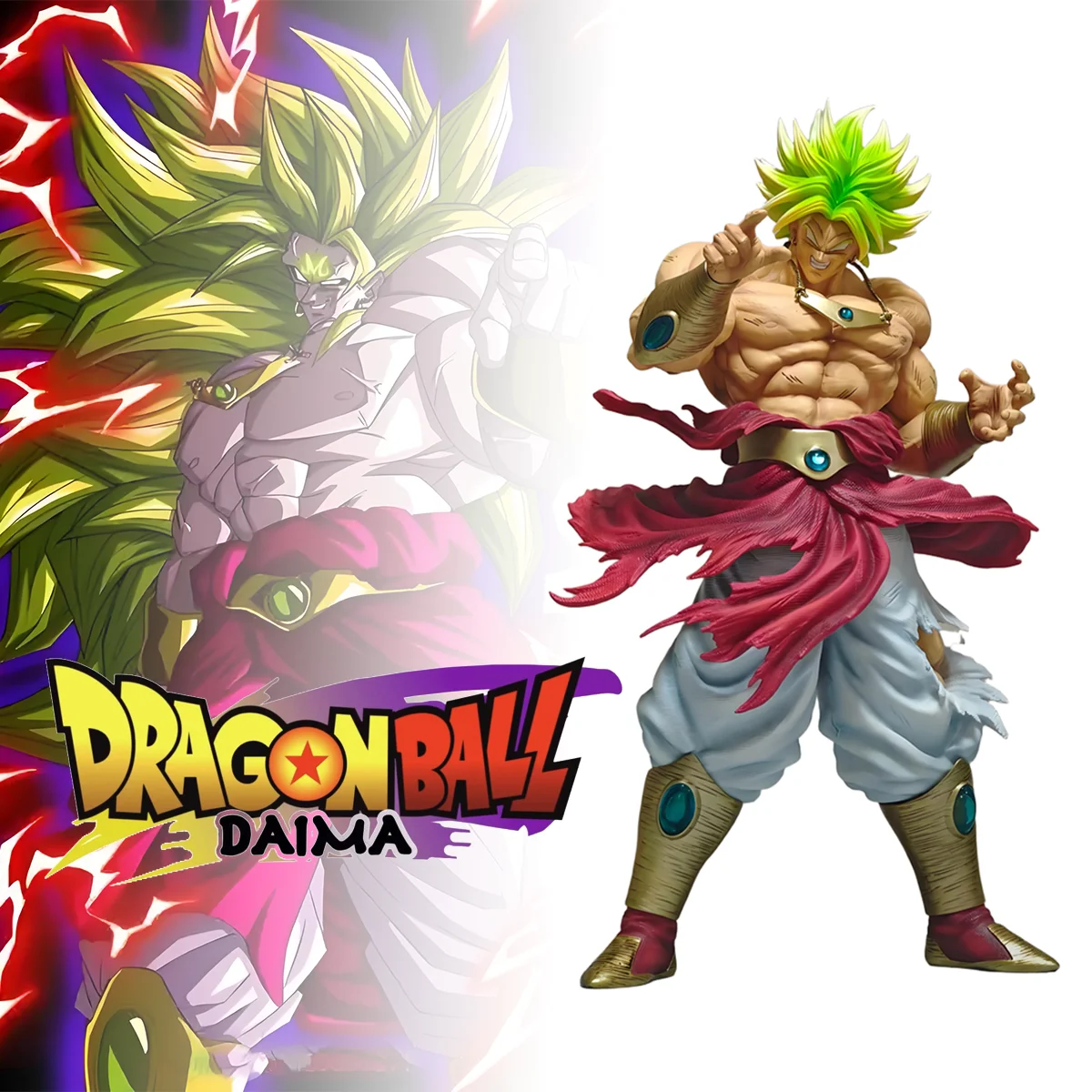 50 سنتيمتر JT Broli الشكل لعبة دراغون بول أنيمي الشكل ثنائي الأبعاد عنصر تحصيل سطح المكتب زخرفة الزينة أفضل هدية لصبي