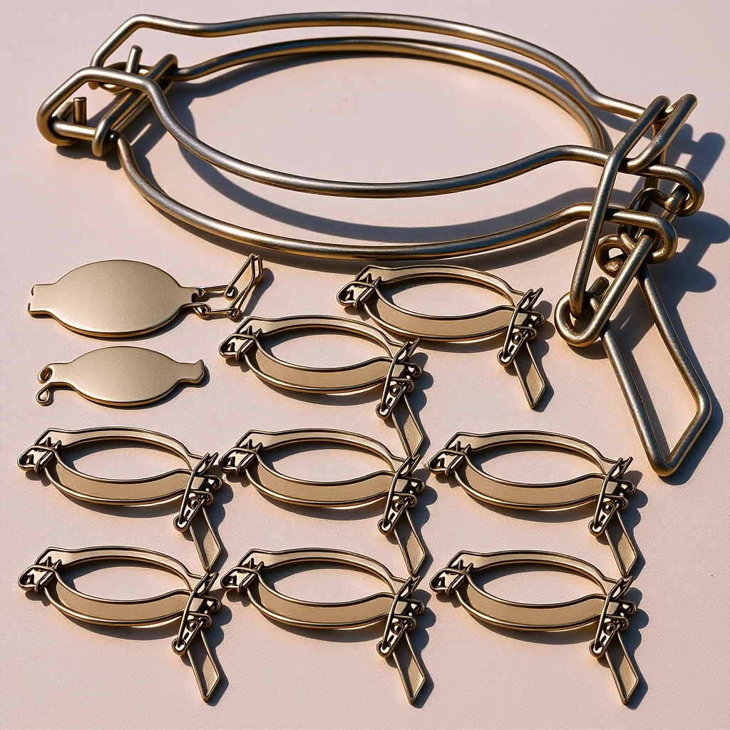 

10 Pcs Stainless Steel Wire Locking Clamps for Sealed Glass Jars Leak Proof Metal Fastenings Jar Buckle Closure