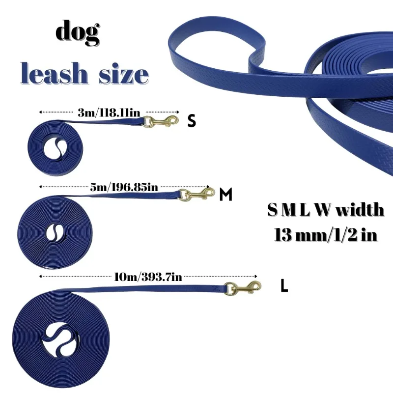 Correa de perro ajustable3M5M10MReflectanteNylonRopePetLeadComfortHandleHeavyDutyTrainingWalkingOutdoorForSmallMediumLargeDog