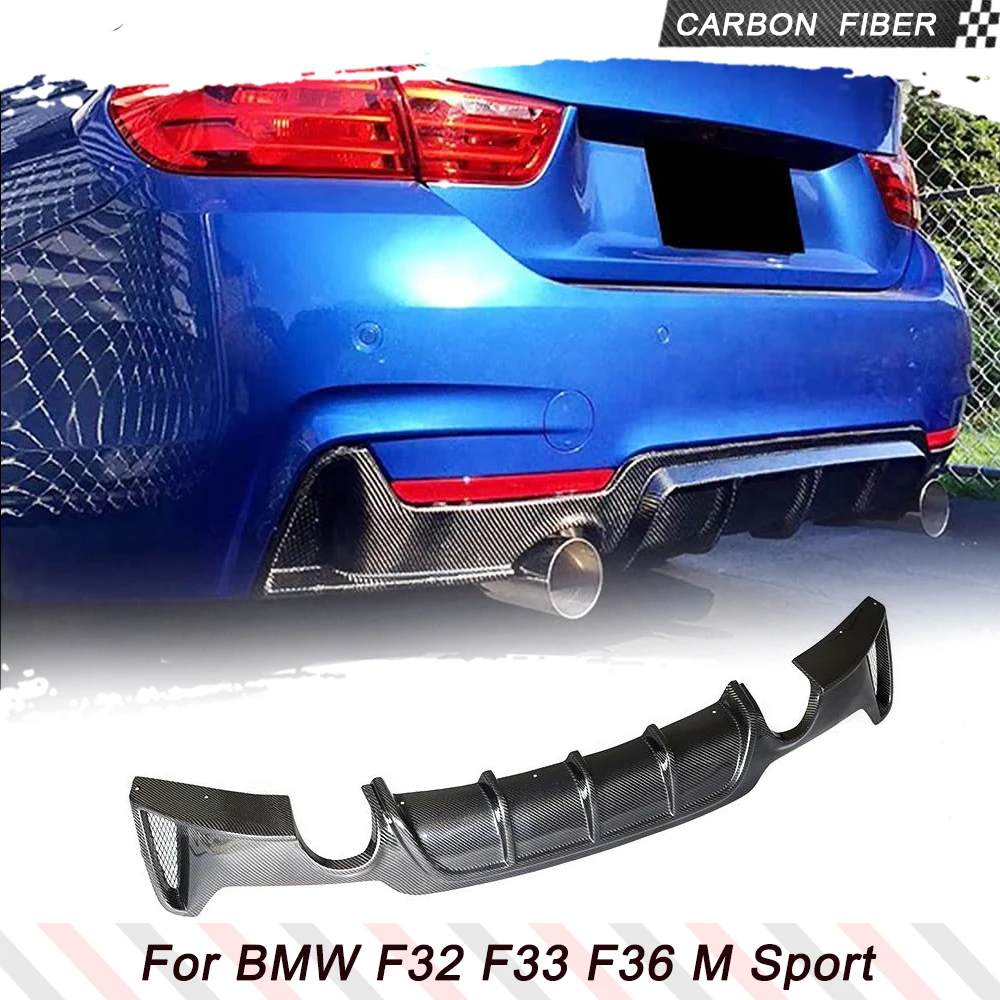 

Carbon Fiber Rear Bumper Lip Diffuser Spoiler for BMW 4 Series F32 F33 F36 M Sport Gran Coupe Sedan Convertible 2014 - 2018