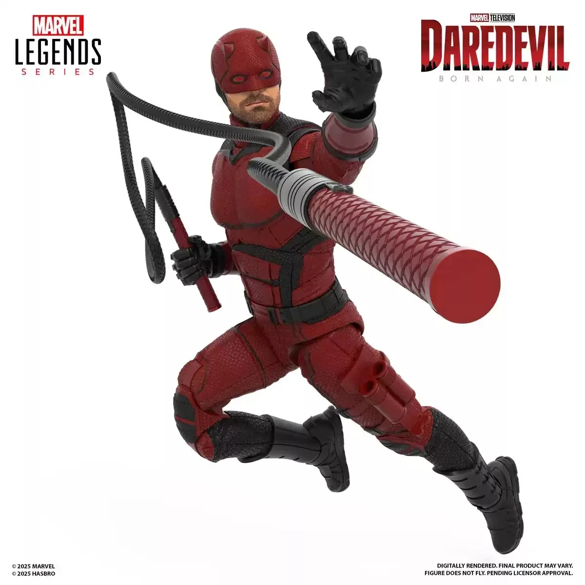 

Original Hasbro Marvel Legends Series Daredevil: Born Again Daredevil Anime Action Figure Toys Collection Model Doll Hobby Gift