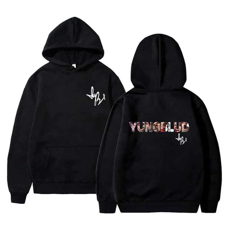 

Rocker Yungblud Music Album Cover Graphic Hoodie Men Women Fashion Retro Rock Streetwear Male Gothic Oversized Pullover Hoodies