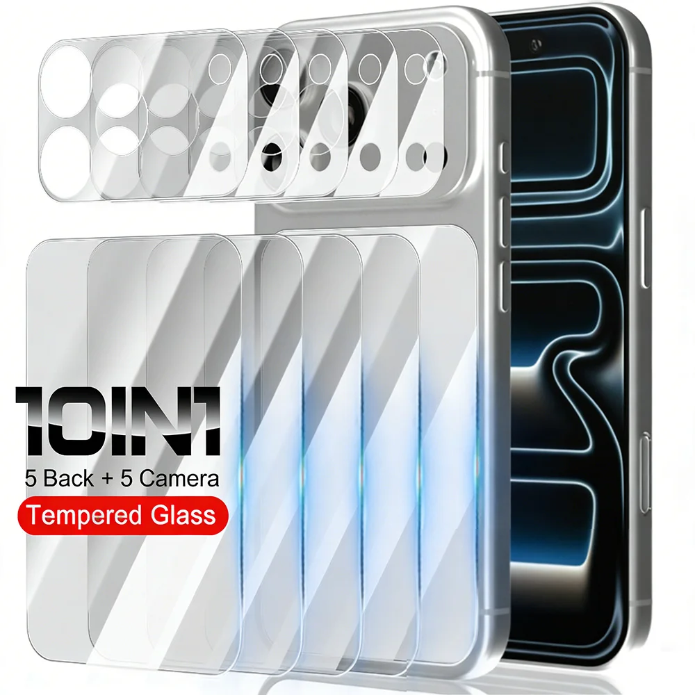 

Задняя крышка 17PM с защитной пленкой из закаленного стекла для объектива камеры iPhone 17 Pro/17 Pro MAX 9H, пленка против царапин для iPhone17 Pro MAX