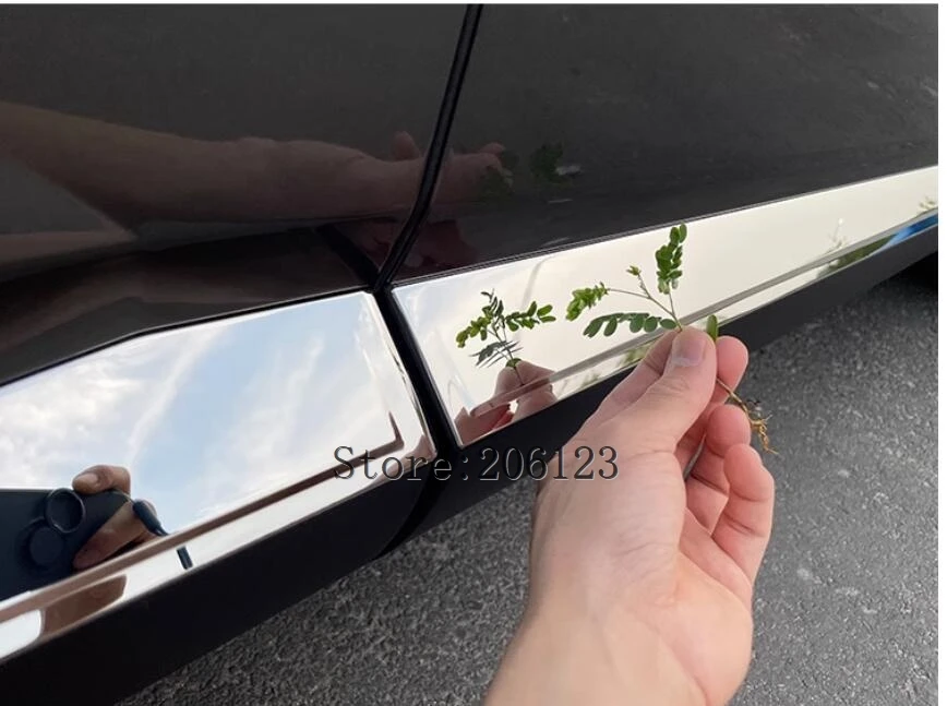 For Hyundai Tucson NX4 2021 2022 2023 Car Door Body Side Molding Trim Cover Protector Strip Scuff Guard Car Accessory
