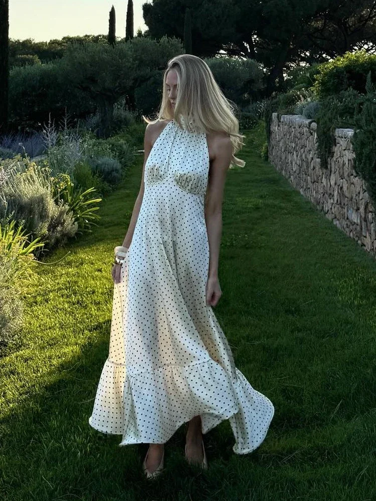 femme-vetements-licou-fronce-poka-dot-robe-de-vacances-2025-ete-femme-sans-manches-dos-nu-tuniques-soiree-longues-robes