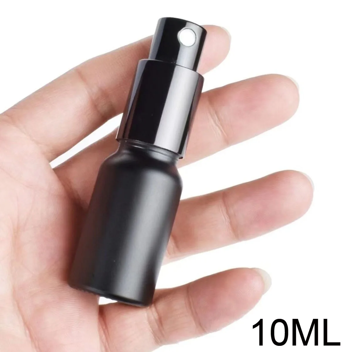 15ml 30ml 100ml Essential Oil Spray Bottle Black Fine Mist Perfume Atomizer Refillable Glass Bottles Empty bottle shampoo Bulk