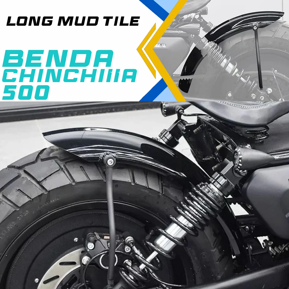 

Заднее крыло-брызговик BENDA ChinchiIIa500 Bobber с укороченным задним фонарем, ретро-дизайн, аксессуары