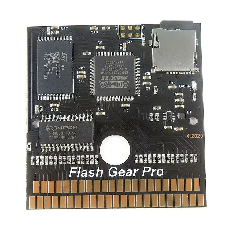 2024 Flash Gear Pro Power Saving Flash Cart Game Cartridge Card for Sega Game Gear GG System