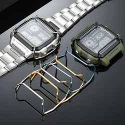 AE-1200 1300 Metal Watch Bumper For Casio 3299 AE1200 AE1300 Stainless Steel case Bumper Crash Strip Anti-Collision Accessories