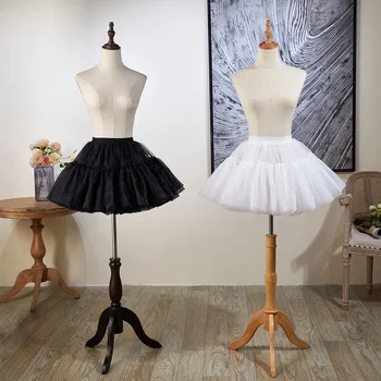 35Cm Onderrok Zwarte Petticoat Lolita Zacht Garen Zonder Been Rok Ondersteuning Dagelijks Cosplay Geweld Carmen Zacht Korea Japan