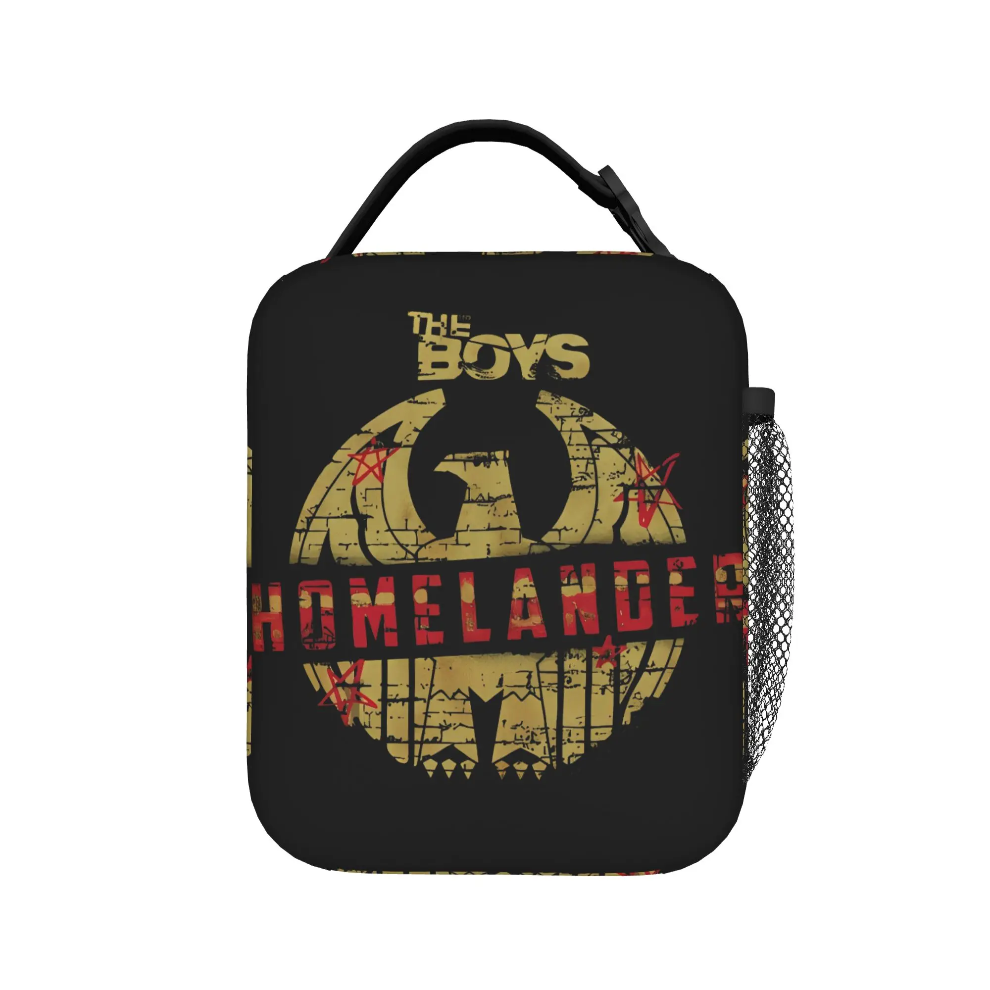 The Boys Homelander Distressed  Insulated Lunch Bag Large  Meal Container Thermal Bag Tote Lunch Box Work  Outdoor Food Handbags