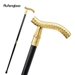 Golden Flower Wheatear Pattern Luxury Fashion Walking Stick for Party Decorative Cane Elegant Crosier Knob Walking Stick 93cm