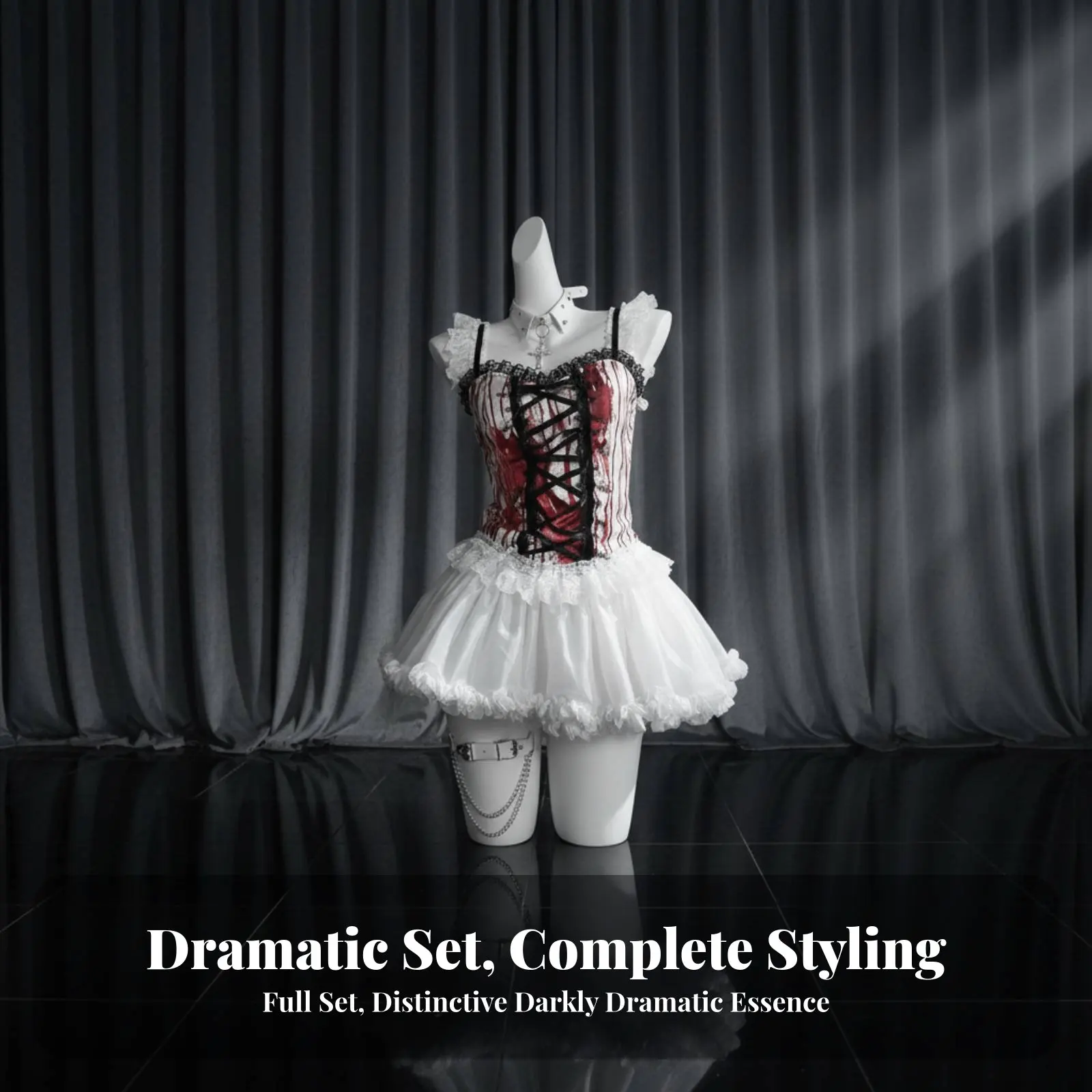 2-pieces-gothic-celestial-costume-lace-features-fallen-celestial-outfit-gothic-print-dress-feathered-feathers-corset-top-and