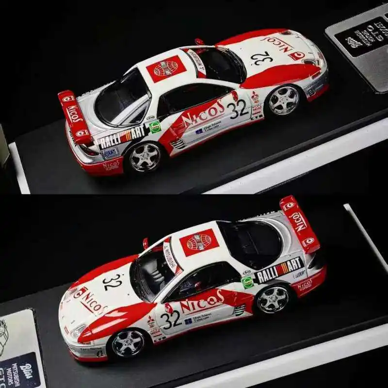 Diecast Bliss Mitsubishi 3000GT à l'échelle 1:64 # Modèle de voiture en alliage 32