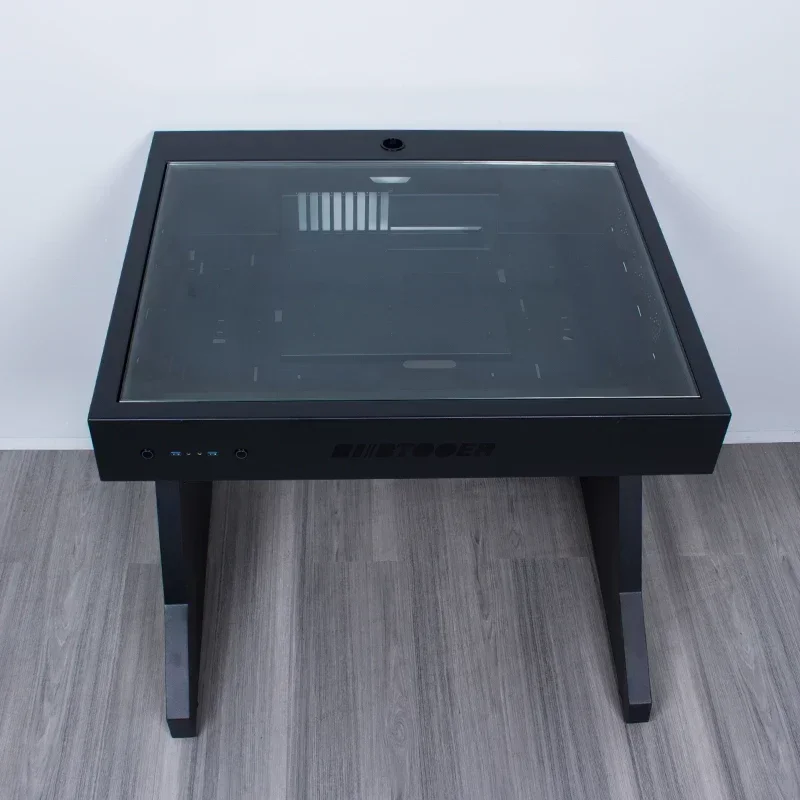 New Arrivals Computer chassis integrated table high-end desktop full transparent large chassis cool sci-fi water-cooled e-