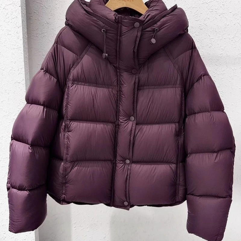 

Women Winter Jacket Thicken Warm Hooded Cotton Parkas Solid Versatile Casual Short Coat Snow Outerwear куртка