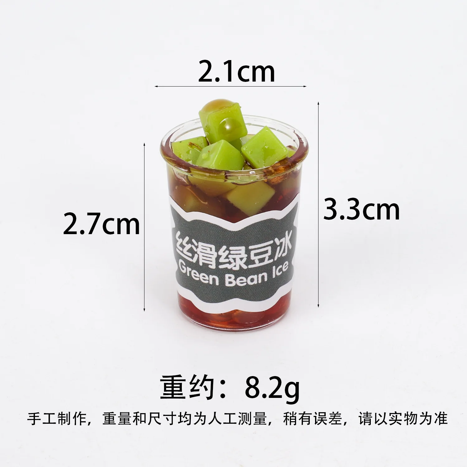 Mini Fruit Drink Cup Iced Fruit Dessert Cup PVC Model Simulation Micro Landscape Dollhouse Miniature Decoration Home Decor