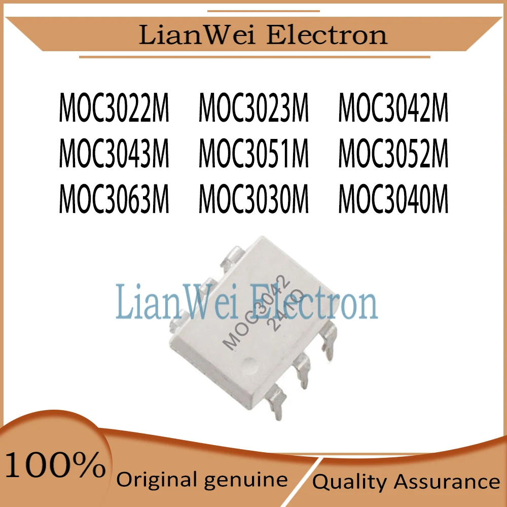 

(10 Piece)100% New MOC3022M MOC3023M MOC3042M MOC3043M MOC3051M MOC3052M MOC3063M MOC3030M MOC3040M MOC3022 MOC3023 MOC3042