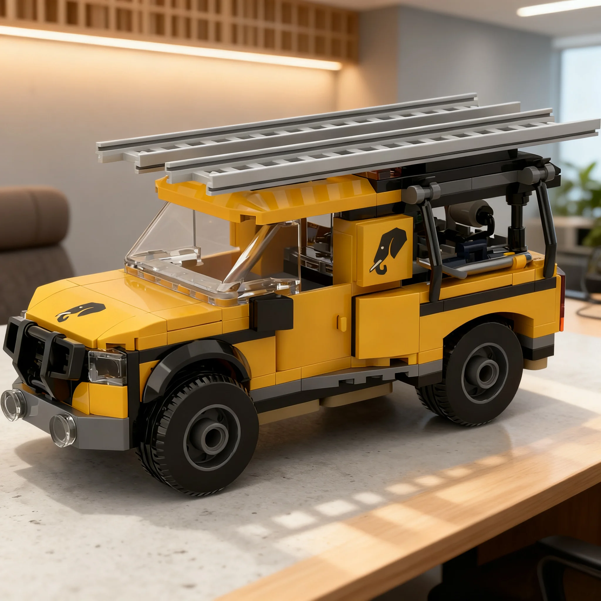 233pcs MOC City Service Truck Model Building Blocks Christmas Gift Birthday Craft Idea Education Assemble DIY Art Brick Creative
