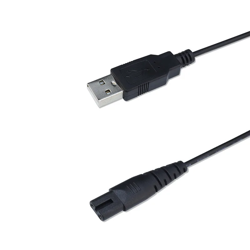 Electric Shaver Olay USB Charging Cable Power Cord connector Charger Electric Adapter 2-Prong Shaver Plug wire charger 2A 12V